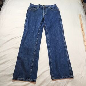 Redhead Mens Size 33x32 Straight Fit Medium Wash Blue Jeans